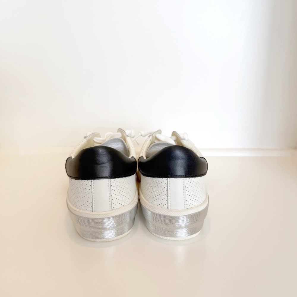 Dolce Vita Cream and Silver Sneakers - Picture 4 of 8